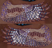 Load image into Gallery viewer, Wing Embroidery Patches- Custom Colors