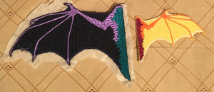 Wing Embroidery Patches- Custom Colors