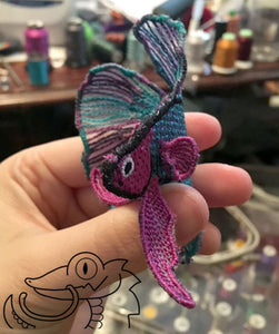 In the Hoop Betta Custom Order 3D Embroidery