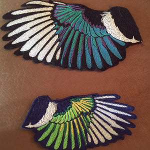 Wing Embroidery Patches- Custom Colors