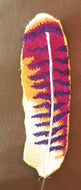 Embroidered Feathers- Custom Colors