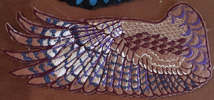 Wing Embroidery Patches- Custom Colors