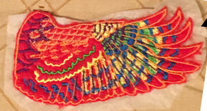 Wing Embroidery Patches- Custom Colors