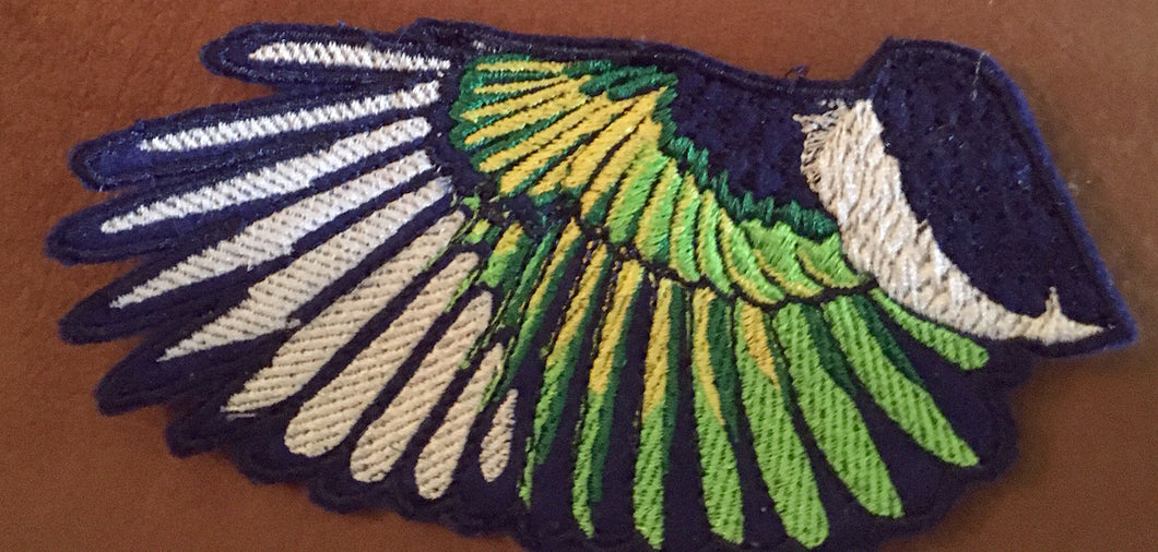 Wing Embroidery Patches- Custom Colors