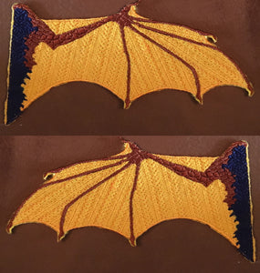 Wing Embroidery Patches- Custom Colors