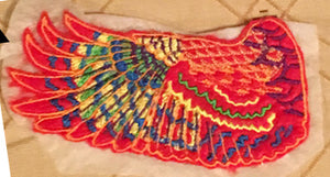 Wing Embroidery Patches- Custom Colors