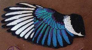 Wing Embroidery Patches- Custom Colors