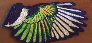 Wing Embroidery Patches- Custom Colors